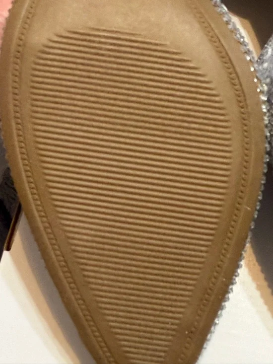 a new day Clear and Tan Slingback  sparkling Heels New in Box size 8 1/2 - Picture 6 of 8